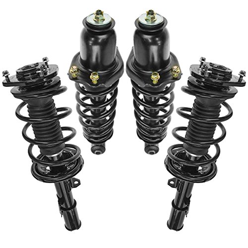 Image of TRQ Front and Rear Strut & Coil Spring Assembly Set Driver & Passenger Sides Compatible with 05-10 Scion tC