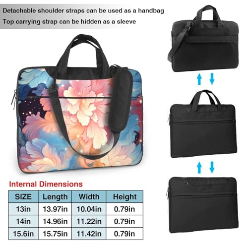 Maletín para laptop 14 pulgadas unisex con estampado miniatura 4