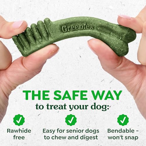 Greenies Senior Petite Size Adult Natural Dental Dog Treats, 45 Count - image 7