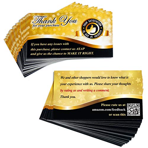 First-Rate Gifts 200 Amazon Thank You for Your Purchase Cards 2