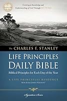 Thomas Nelson'sCharles F. Stanley Life Principles Daily Bible, NKJV (Signature Series) [Hardcover]2011 B006R3X3LC Book Cover
