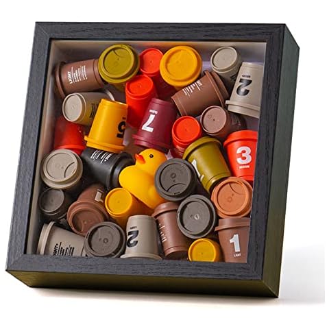 7x7 Black Shadow Box Frame for Memories Cover
