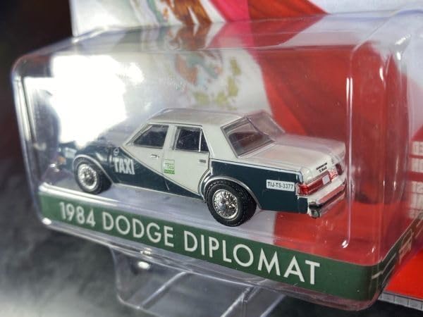 Greenlight Hobby Exclusive – Taxi Città Del Messico 1984 Dodge Diplomat, Scala 1:64, Modello Diecast