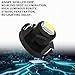 SamWinGear 10PCS T4.2 LED Bulb Car Interior Lights, T4 Bulbs Dash Light 12V IP65 3030 SMD Chip Instrument Desk Lamp Indicator Light, 0.39Inch x 0.27Inch Energy-saving Led Panel A/C Car Lantern(White)