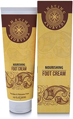 Amazing Ayurveda Premium Foot Cream, 6.8 Fluid Ounce