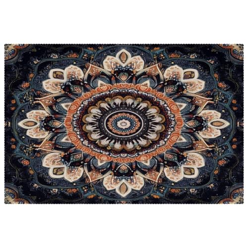 Set de table résistant à la chaleur anti-rayures napperon lot de 6