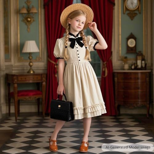 Image of Felix & Flora Toddler Girl Mary Jane Dress Shoes - School Oxford Flats for Girl Party Shoes.