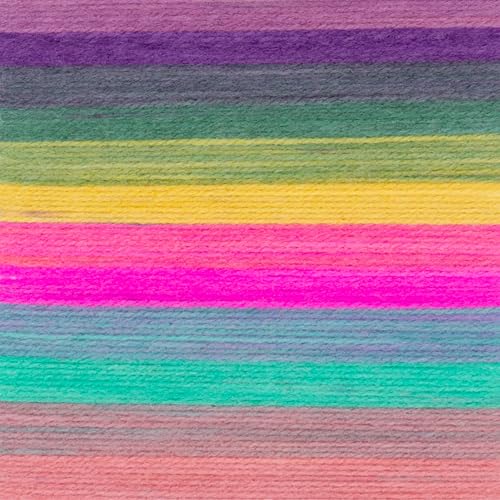 Image of Lion Brand Yarn, Mandala DK Lightweight Yarn for Knitting, Crochet, and Crafts, Mantis, 1 Pack, Self-Striping Acrylic Fiber for Baby Blankets, Multicolor Shawls and Variegated Cardigans