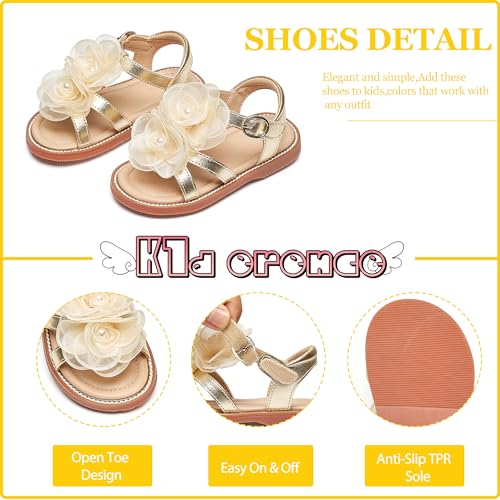 Image of Kiderence Toddler Girls Sandals Little Girls Kids Shoes Girls Sandals Toddler