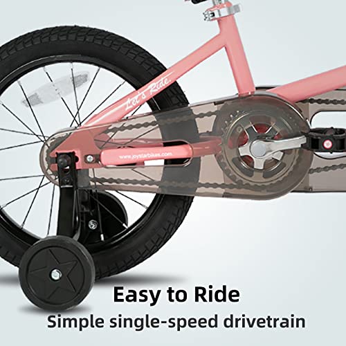 Joystar Kinbro Tandem Bike For Girls, Two Seater Twin Bike For 4 5 6 7 Years Girls, 16 Inch-Wheels, Kids Tandem Bicycle Ride For Two Kids, Kids Girls Bike #TOP2