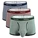Separatec Herren Boxershorts Weiche gekämmte Baumwolle mit separaten Beuteln Unterwäsche Boxer-Shorts, 3er Pack
