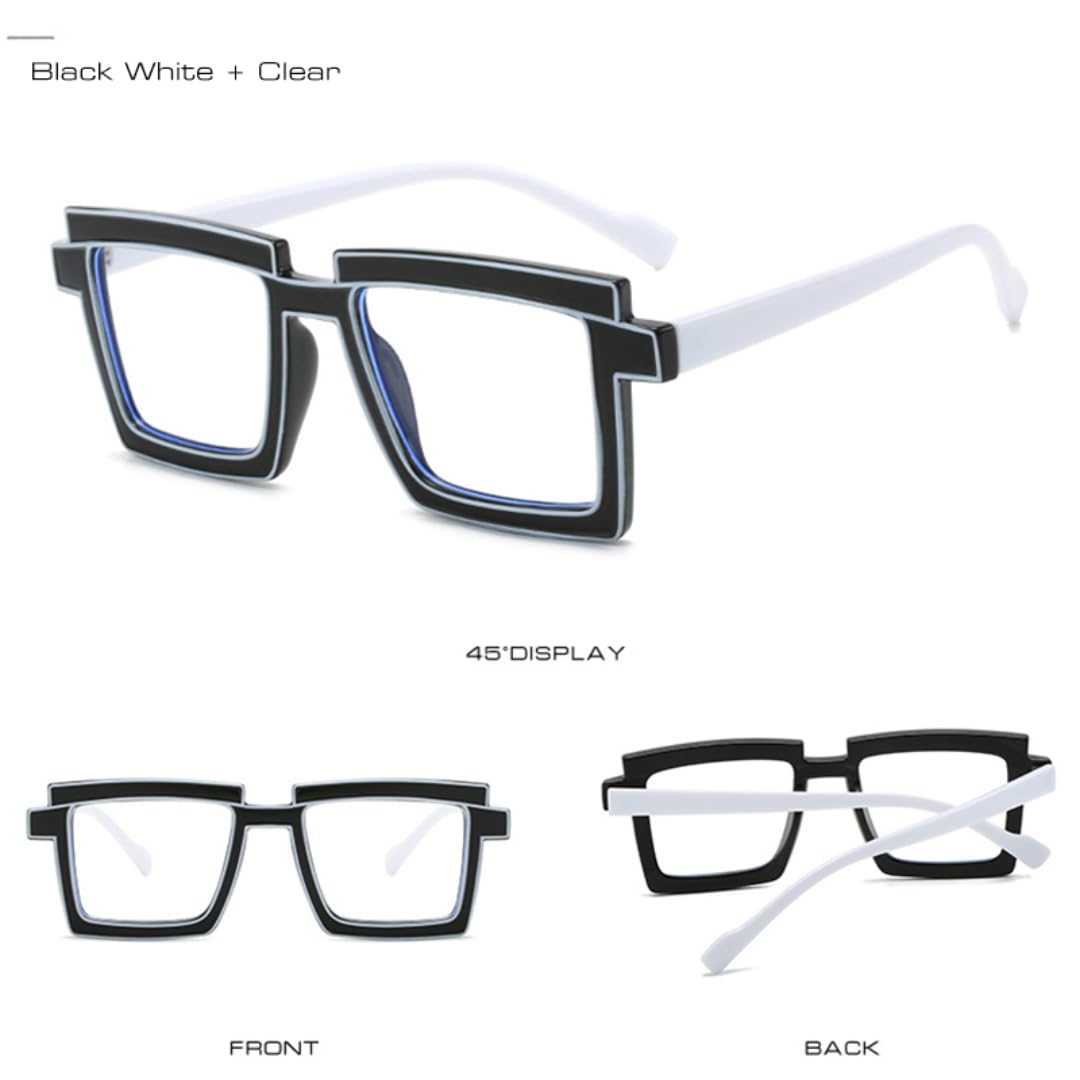 Gafas de sol de color retro para mujer, montura de gafas de moda para hombre