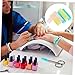 Healeved 12pcs Silicone Protective Covers for Manicure Scissors Tweezers Cuticle Nail Care Essential for Beauty Schools Home Use