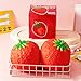 Giant Strawberry Squishy Jumbo, Squeezy Strawberry Stress Ball, Jumbo Squishy Strawberry Fidget Adults, Squishy Toys Large Strawberry, Party Favor Slow Rise Pressure Release Toy (3.14 x 1.96 in)