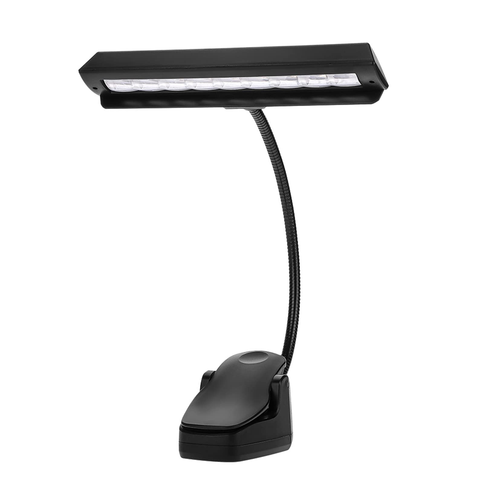 Portable Flexible 9 LED Clip On Music Stand Light, Wireless 