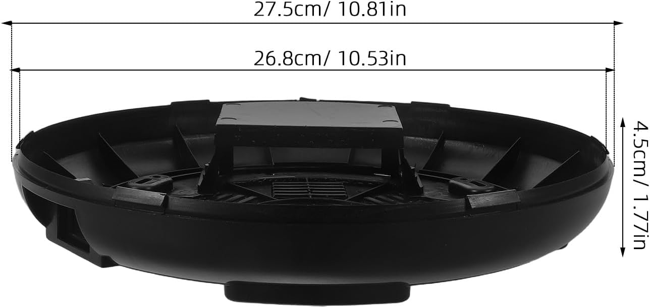 Replacement Pressure Cooker Bottom Plate 5-6L Electric Cooker Base Housing Plastic Chassis Easy Install for Home Kitchen 26.8cm/10.55in ID