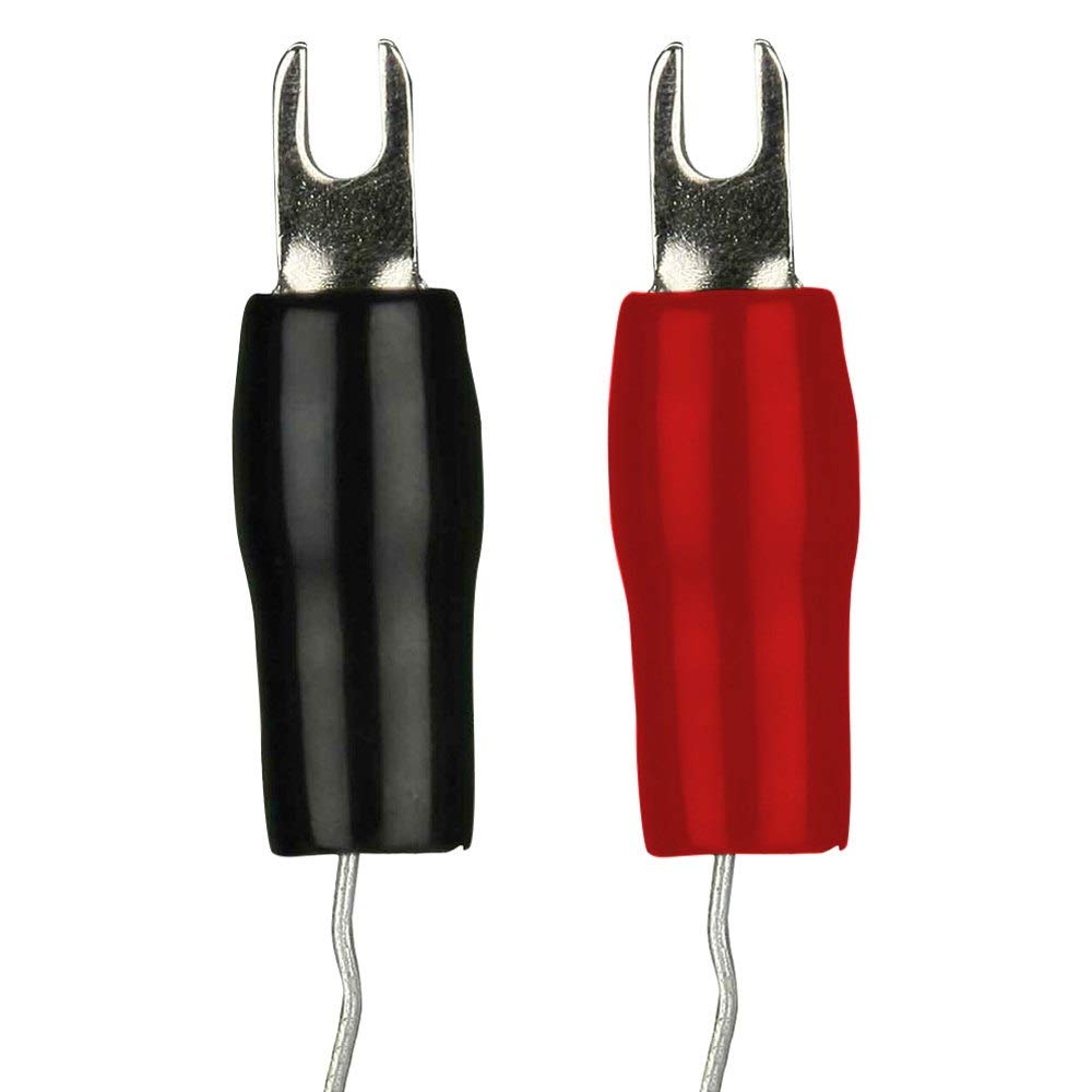 Installbay - Barrier Spade Terminal 4 Gauge #10 Nickel - 5 Red 5 Blk (US410)