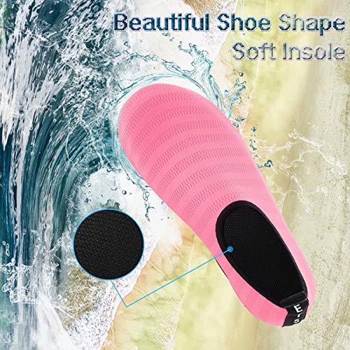 Image of YALOX Water Shoes Women's Men's Outdoor Beach Swimming Aqua Socks Quick-Dry Barefoot Shoes Surfing Yoga Pool Exercise