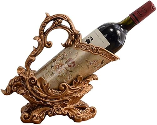 Estante de vino moderno montado en la pared, estante de vino de mesa, estante de vino de resina europea, gabinete creativo para vino, muebles para