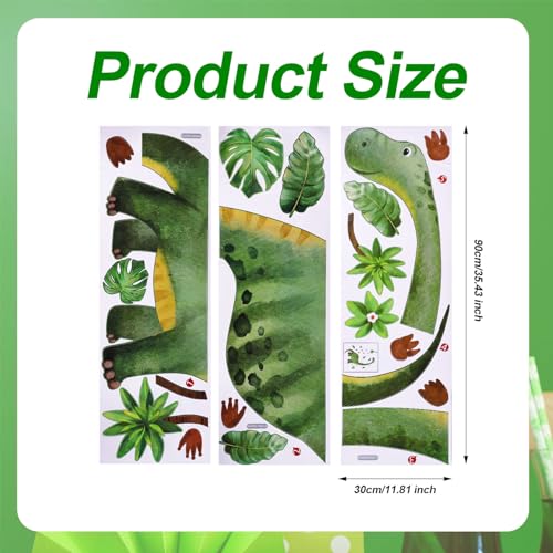3 vinilos decorativos de dinosaurios para pared miniatura 2