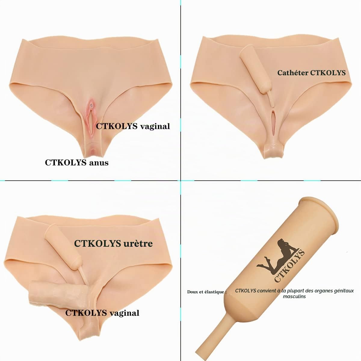 Drag Camel Toe Control Panty Cacher Gaff Boxer pour Travesti Transexuelle