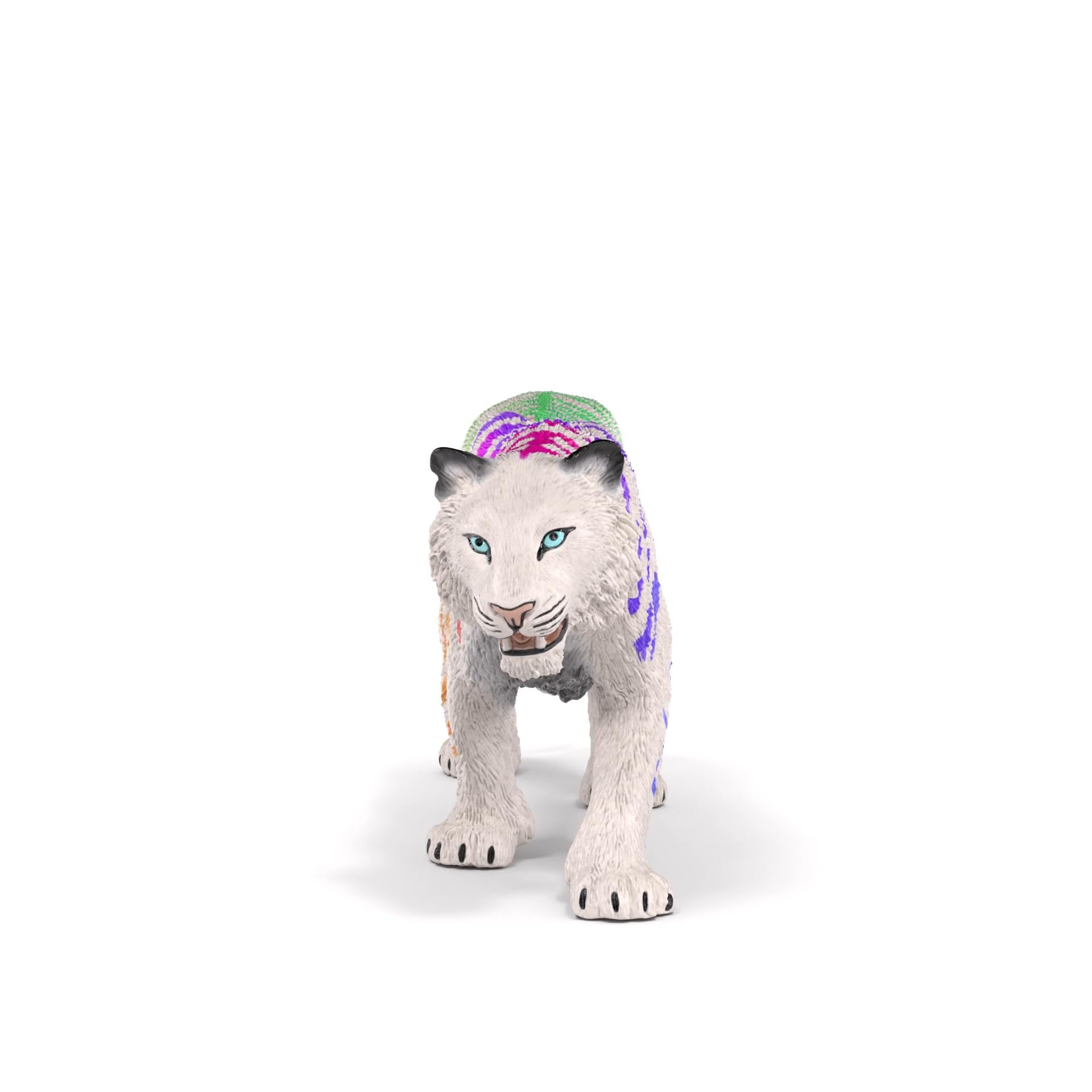 Schleich - Cachorro de Tigre Blanco Jugando, Figura (14385 Schleich - Cachorro de Tigre Blanco Jugando, Figura (14385