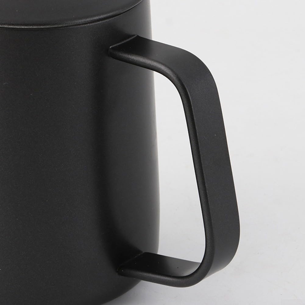 Cafeteras de goteo manual, construcción de acero inoxidable, capacidad de 350 ml y 600 ml (negro 600 ml)