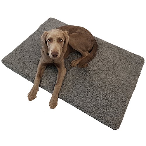 Power-Preise24 Orthopädische Heimtiermatte Laika - optimaler Liegekomfort für Ihr Haustier - viscoelastische Hundematratze mit abnehmbaren Bezug und Antirutschbeschichtung, Größe:L (100 x 70 x 5 cm)