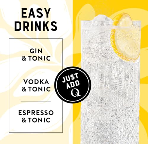Image of Q ELDERFLOWER TONIC WATER with Real Quinine & Organic Agave - Cocktails & Mocktails - Made with Real Ingredients, Perfectly Carbonated, & Less Sweet - 45 Calories per Can - 7.5 Fl oz (Pack of 24)