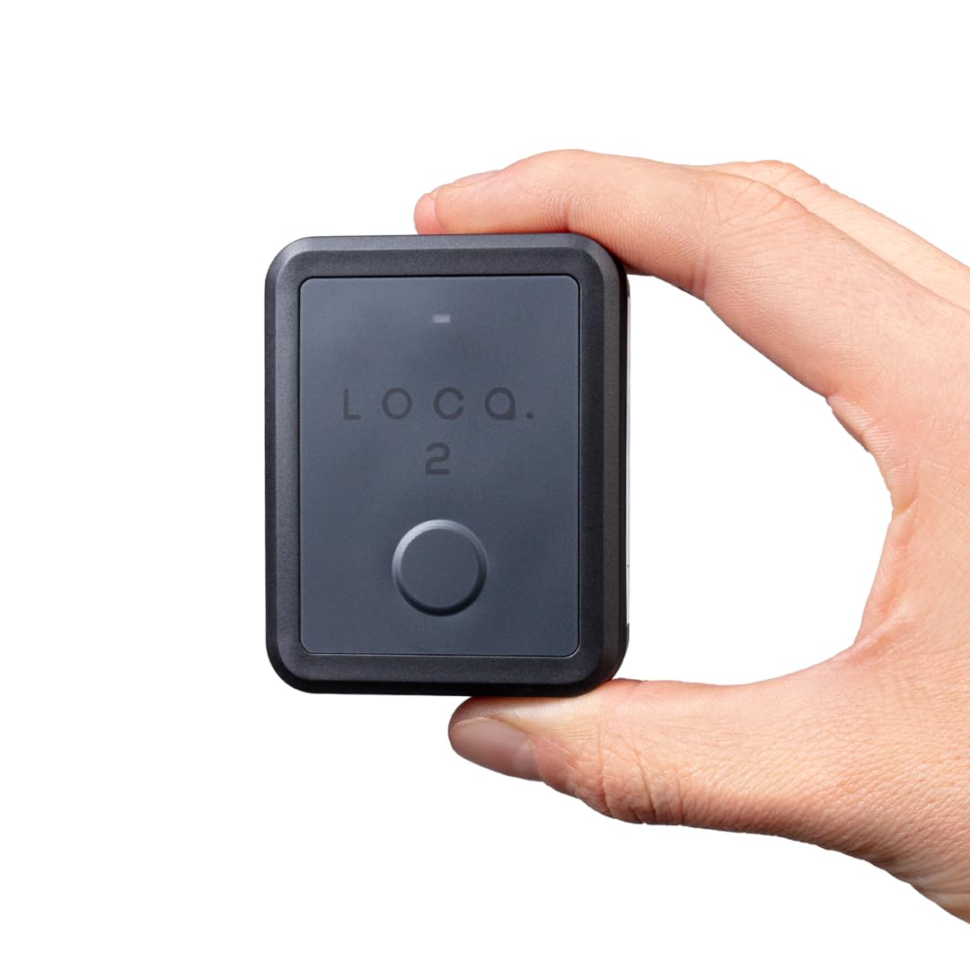 Loca 2 GPS-Tracker - Kein Abonnement oder SIM-Karte - 3 Jahre Battereilebensdauer - Wasserdicht - Auto, Motor, Wohnmobil, Fahrrad & Boot - Abdeckung EU + 130 Länder