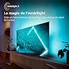 philips 55oled707/12, 55 pouces 4k oled hdr, moteur p5, technologie ambilight innovante, son dolby atmos, smart tv, image et son cinématographiques