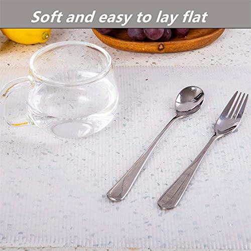 Shelf Liner - 12 Inch X 236.5Inch Kitchen Drawer Liners Clear Cabinet Liners For Shelves Easy Clean Kitchen Drawer, Cabinet, Cupboard Dresser Cover, Non Slip Drawer Mat #TOP5