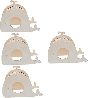 Didiseaon 4 Pçs Ninho De Hamster Coisas Hamster Gaiola Acessórios Casa Pequeno Animal Mastigar Brinquedo Rato Esconderijo Brinquedo Ratos Escondendo Ninho Hamster Escalada Brinquedo Hamster