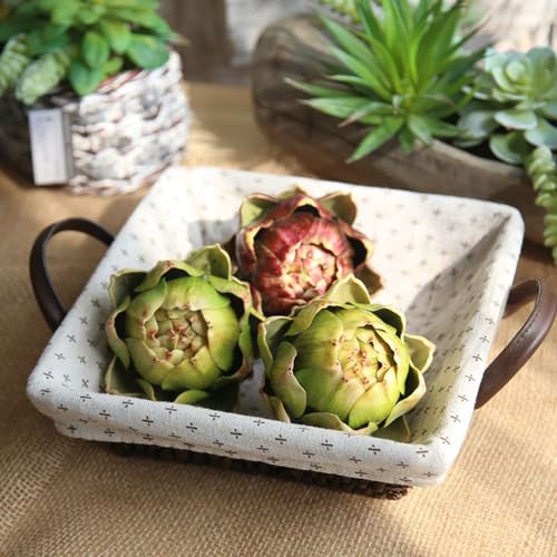 Alcachofas artificiales de plástico FOMIYES pack de 2 unidades para decoración 8