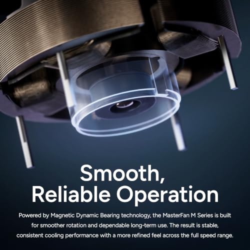 Image of Cooler Master MasterFan M120 Case Fan, High Static Pressure, LCP Blades
