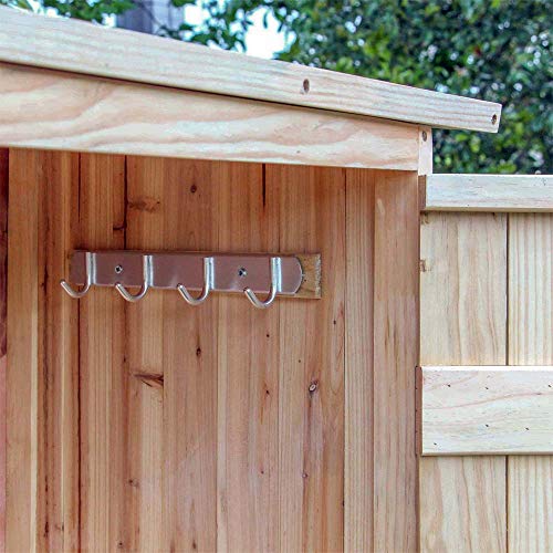 Wiltec Gerätehaus Doppeltür Gartenhaus Geräteschuppen Gartenschrank Geräteschrank – Bild 4