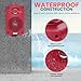 Pyle 200 Watt Bluetooth Indoor Outdoor Speakers Pair - Dual Waterproof 3.5” 2-Way Full Range Speaker System w/ 1/2” High Compliance Polymer Tweeter | Home, Boat, Marine, Deck, Patio, Poolside (Red)