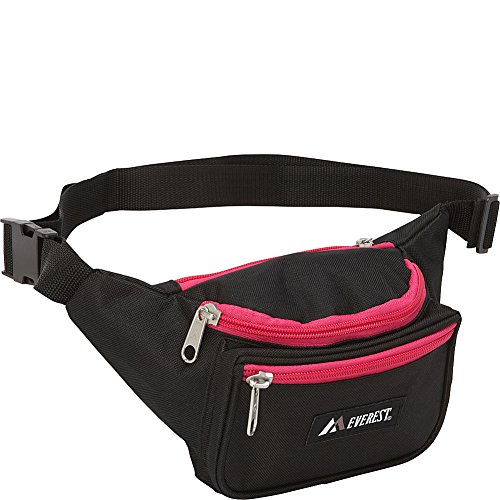 Everest Signature Waist Pack - Standard (Black/Hot Pink)
