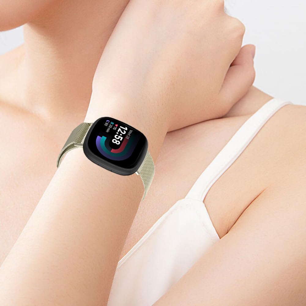 Moydolo Compatible with Fitbit Versa 3 Versa 4 Bands Women Men - Image 4