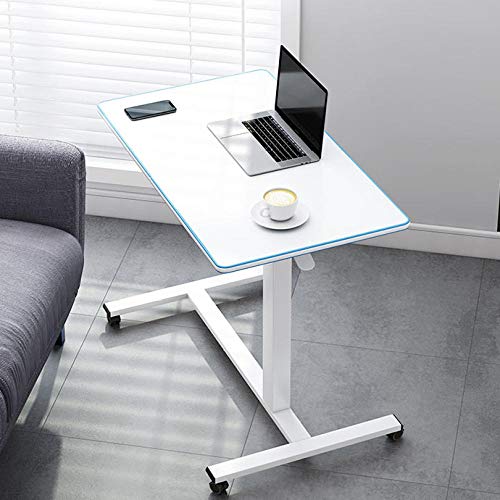 Rahmen aus Kohlenstoffstahl Klapptisch Klein mit Brown Density Board,Pc Tisch Gaming für Krankenhaus Und Heimgebrauch