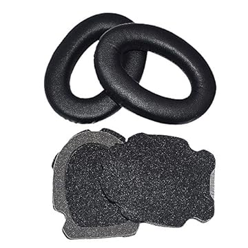 Saipomor Acessório para Fone de Ouvido - Pads de Ouvido Preto, Compatível com Bose Aviation Headset X A10 A20