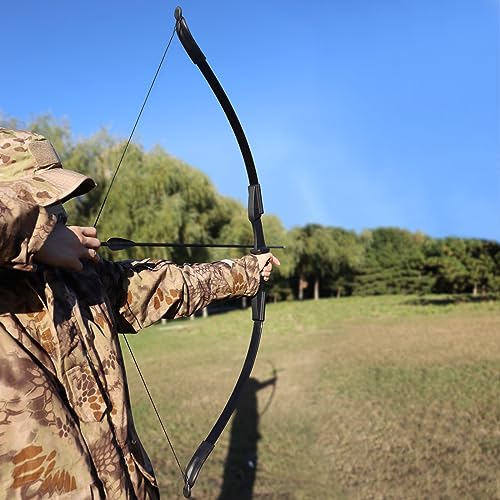 D&Q Recurve Bogen Set Erwachsene Pfeil und Bogen für Anfänger Bogenschießen Sportbogen beidhändig 30lb 40lb mit Bogenschießen Zubehör(30lb)