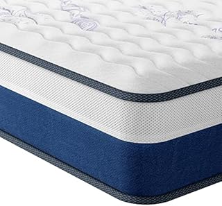 Vesgantti Tight Top Series - 10 Inch Innerspring Hybrid Twin XL Mattress/Bed in a Box, Medium Firm Plush Feel - Multi-Layer Memory Foam and Pocket Spring - CertiPUR-US Certified/10 Year Warranty