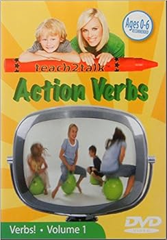 DVD Teach2Talk Verbs! Volume 1 Action Verbs DVD Ages 0-6 Book