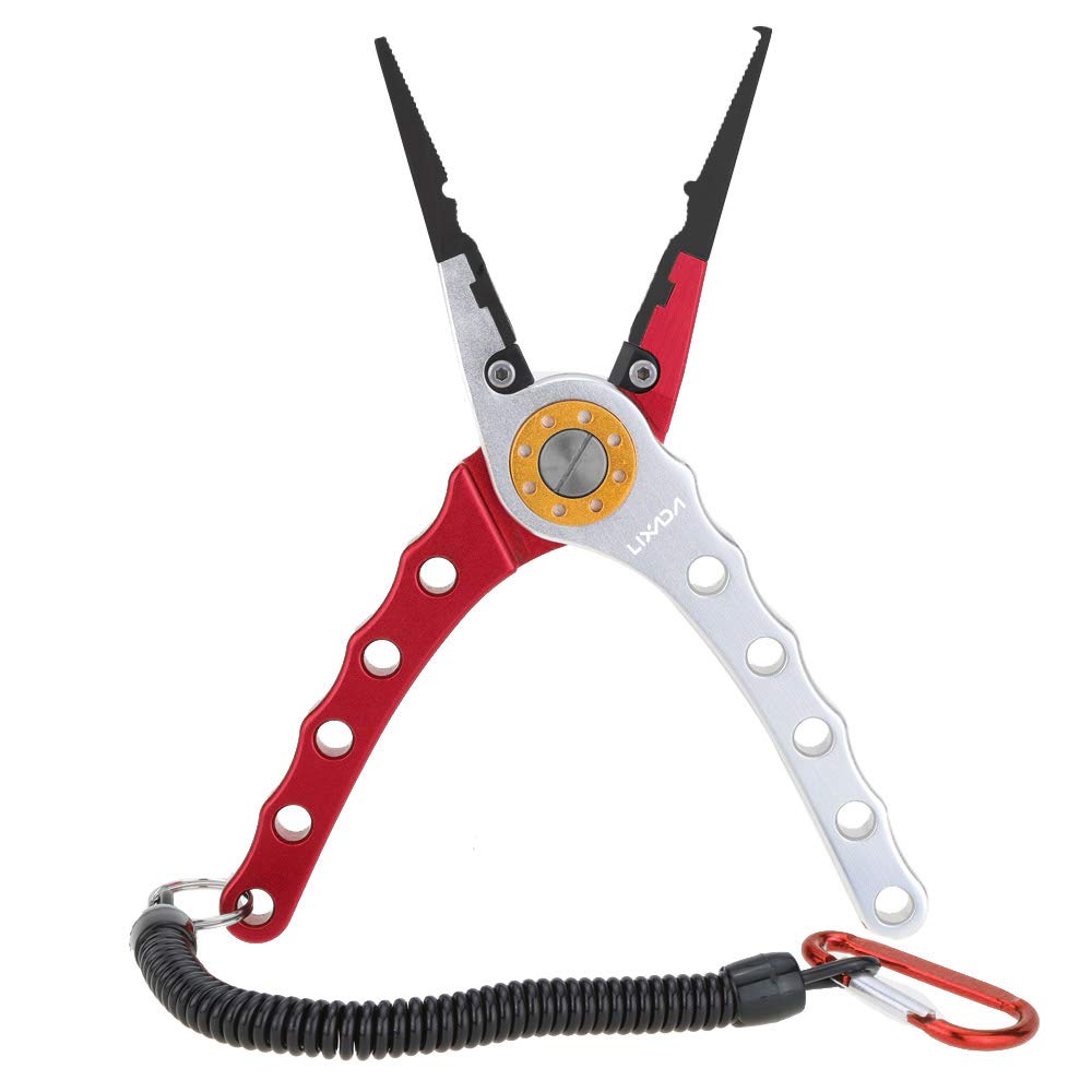 Lixada 20cm Außen multifunktionale Angeln Zangen Linie Cutter Hook Remover Tackle
