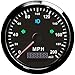 ELING Universal GPS Speedometer Adjustable Odometer 0-200MPH Overspeed Alarm 85MM