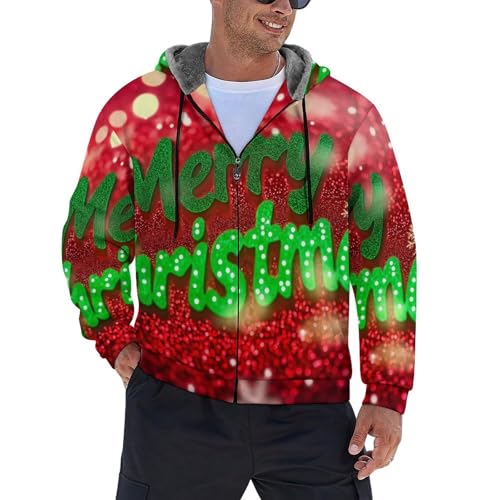 Sweat-shirt à capuche entièrement zippé idéal pour les fêtes en famille