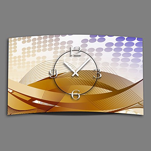 DIXTIME Digital Designer Art abstrakcyjny designerski zegar ścienny nowoczesny zegar ścienny design cichy bez tykania 3D-0380