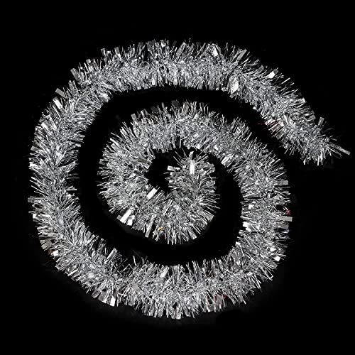 Trimming Shop Weihnachts-Lametta, 1,8 m, luxuriös, grob, metallisch,...