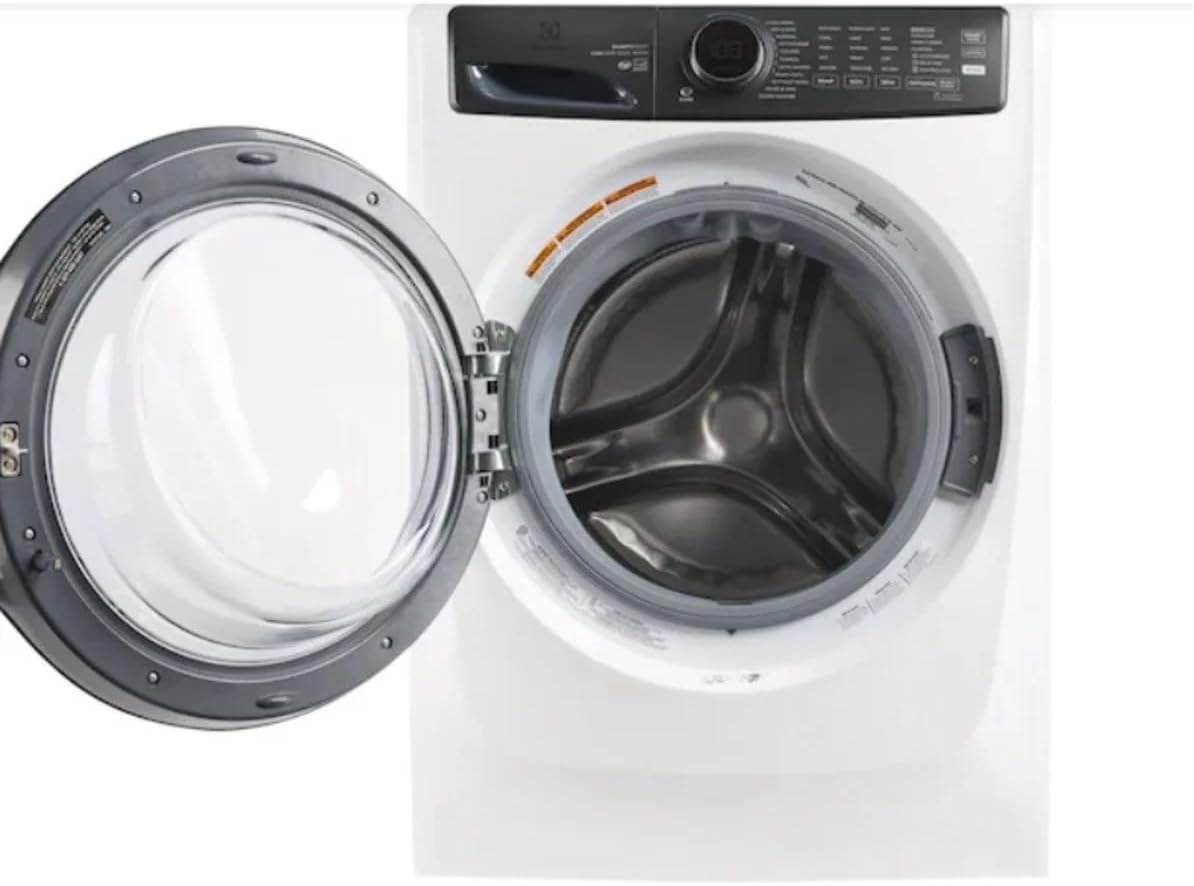 Electrolux 27 Inch Front Load Washer with 4.5 cu ft Capacity, LuxCare® Plus Wash, Perfect Steam™, SmartBoost®, 1300 RPM, Stain Soak Option, Adaptive Dispenser